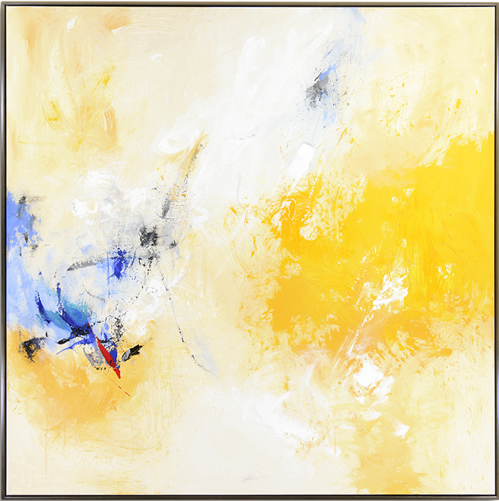 Abstrakter Expressionismus, 2011, Acryl auf Leinwand, 150 x 150 cm