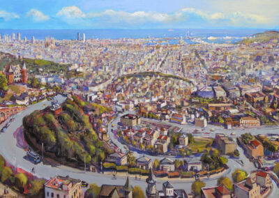 Panoramica, Öl auf Leinwand, 97 x 146 cm